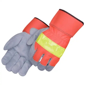 ถุงมือหนังวัวแท้คุณภาพพรีเมียมสำหรับงานก่อสร้าง ถุงมือป้องกันงานหนักสำหรับช่างชาวแคนาดา - Product Image 2