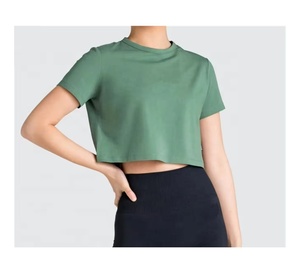 เสื้อยืดฮิปฮอปพิมพ์ลายโลโก้ตามสั่ง สไตล์สตรีทแฟชั่น สีพื้น ทรงโอเวอร์ไซส์ - Product Image 4