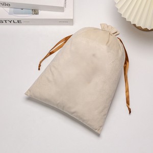 Sacs d'emballage personnalisés en polyester/coton avec cordon de serrage, imprimés numériquement, écologiques, lavables, réutilisables, résistants à l'eau - Product Image 4