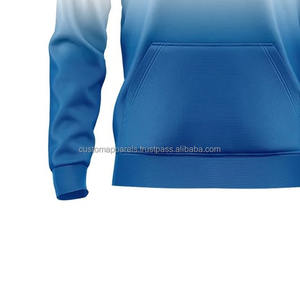 Sweat-shirt à capuche surdimensionné personnalisé pour homme, en polyester épais, col montant, streetwear de haute qualité, brodé, uni, hiver - Product Image 4