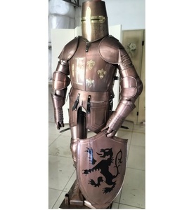 Armadura completa de metal Heroic, fabricada por un fabricante OEM, diseñada para disfraces de caballeros medievales, festivales y decoración de museos. - Product Image 1