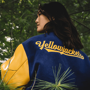 OEM <b>Real</b> <b>Leather</b> Sleeve Wool <b>Jacket</b> with Heavy Embroidery Chenille Lettering Design Varsity Letterman Baseball <b>Jackets</b> - Product Image 3