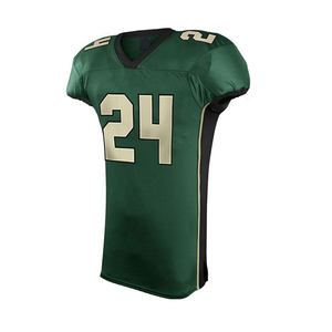 Comfortable 100% Polyester American Football Uniform Yellow Green Sublimated With Pant <b>Set</b> <b>Cheap</b> Price Quick Dry Breathable - Product Image 6