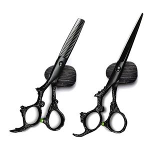 Tijeras Profesionales de Peluquería para Salón, Tijeras de Corte y Entresacado de Cabello 440c de Alta Dureza - Product Image 3