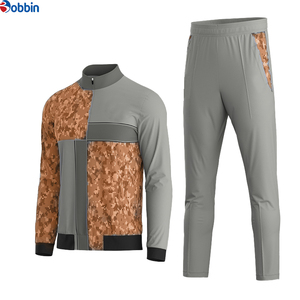 Survêtements unisexes personnalisés respirants à sublimation, très demandés, pour clubs de football, avec veste de survêtement unie et motif sportif sur le devant - Product Image 5