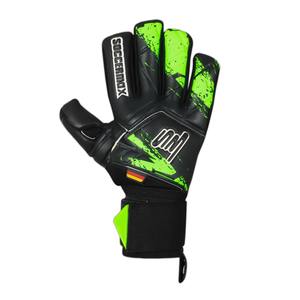 Gants de gardien de but de football hybrides en PU personnalisés, respirants, légers, imperméables, avec fermeture auto-agrippante pour l'entraînement en extérieur - Product Image 3
