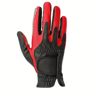 Lightweight Cabretta Leather Golf Gloves Anti Slip Particle Soft Sheepskin Leather Golf Glove With Wrist <b>Snap</b> Closure - Product Image 2