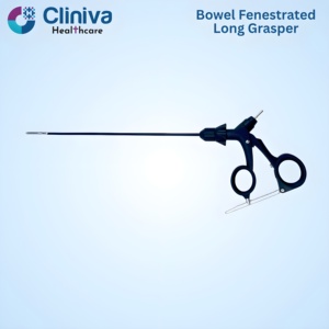 <b>Laparoscopic</b> Bowel-Fenestrated Long Grasper Manual <b>Laparoscopic</b> <b>Instruments</b> Surgical <b>Instrument</b> Set - Product Image 2