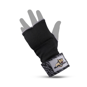 Bandages de boxe en gel Mauzer |   Gants intérieurs élastiques avec rembourrage en gel absorbant les chocs, support long pour le poignet |   Fermeture à boucle et crochets demi-format - Product Image 4