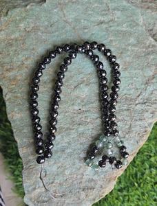 ลูกปัดมอยส์ซาไนต์สีดำและสีน้ำเงินขนาด 14 นิ้ว 7 มม. สีดำ และ 6.5 มม. ลูกปัดแบบกำหนดเอง และเครื่องประดับเพชรอื่นๆ - Product Image 3