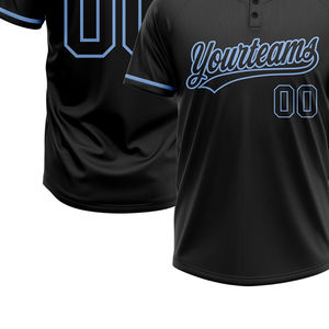 Maillots de baseball pour hommes à manches courtes respirants sur mesure en gros avec logo personnalisé pour adultes - 100% polyester - Product Image 6