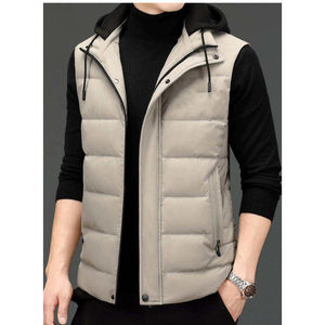 Customized Wear Hot Selling Premium Quality Puffer <b>Vest</b> <b>Slim</b> Fitness Cotton Polyester Made Puffer Wear For Men New Fashion - Product Image 3