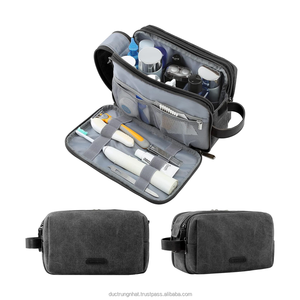 Bolsa de cosméticos de alta calidad, neceser de almacenamiento de estilo moderno, cierre de cremallera para viajes, bolsas de maquillaje de uso diario - Product Image 2