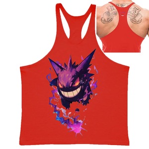 Camiseta sin mangas de poliéster de alta calidad para hombre, chaleco informal liso vintage para verano, ropa de gimnasio con logo frontal, proveedor mayorista a granel - Product Image 4