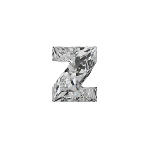 Diamant de laboratoire en forme de lettre Z, 1 carat, DEF VVS VS1 HPHT CVD, certifié IGI GIA, prix de gros - Product Image 1