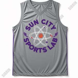 Maillot de basket personnalisé Sibrin en gros |   Maillots et shorts d'équipe avec logo, nom et numéro |   Ensemble de basket-ball réversible sublimé USA - Product Image 5