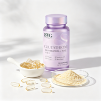 Capsules de glutathion 7-en-1 OEM pour la détoxification métabolique et la gestion de l'appétit chez l'adulte, marque privée, vente en gros en vrac, best-seller Alibaba
