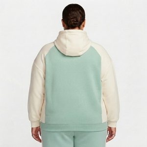 Veste à capuche imprimée pour femme, en molleton French Terry, grande taille, avec fermeture éclair, capuche amovible, poches latérales - Product Image 2
