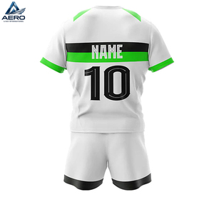 Uniforme de Rugby de Verano de Manga Corta, Nuevo Estilo, Alta Calidad, Duradero, Unisex, Personalizado con Sublimación, Transpirable y de Secado Rápido - Product Image 3