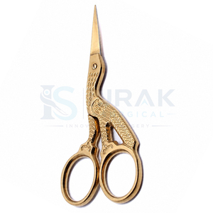 กรรไกรตัดเล็บ Ijrak Surgical Golden Manicure ใบมีดตรง ตัดหนังกำพร้า สแตนเลสสตีล ด้ามจับคม ดีไซน์ใหม่ อุปกรณ์เสริมความงาม - Product Image 1