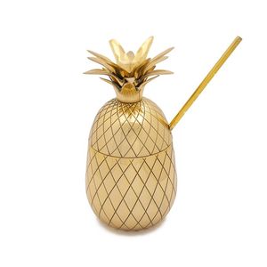 Pineapple shape drink <b>mug</b> pineapple cocktail <b>mug</b> <b>gold</b> pineapple cup metal pineapple <b>mug</b> pineapple shaped cup tropical drink <b>mug</b> - Product Image 1