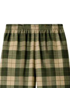 Ensemble de pyjama pour femmes en coton doux à carreaux vert olive, manches longues, boutonné, vêtements de nuit, ensemble de deux pièces, ensemble confortable pour se détendre - Product Image 6