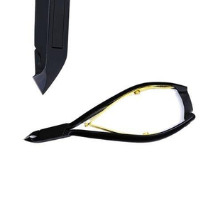 Rich Brown Black Finished Straight <b>Cuticle</b> Nipper Professional Surgical Steel Nail <b>Tool</b> for Toenail Thick Nails High-Resolution - Product Image 3
