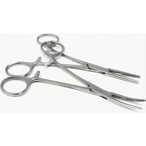 Stainless Steel Surgical Hemostatic Forceps Curved Straight Orthopedic Surgical Use Manual CE Certified Class I Instrument Set - Product Image 5