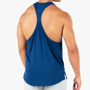 Quick Dry Fitness Clothing <b>Men</b> <b>Singlets</b> Cotton Blend High Quality Wholesale Top Selling Workout Gym Wear - Product Image 2