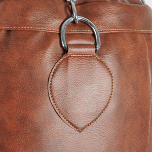 Sac de frappe en cuir multicolore de fabrication professionnelle pour la gym et le fitness, avec logo personnalisé, pour le kick-boxing. - Product Image 3