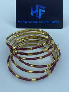 Wholesale Handforge Global Impex Artisan Brass <b>Resin</b> Bangles-Women's Ethnic Party Wear <b>Mould</b> Sample Service Distributors - Product Image 5