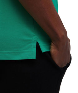 Chemise décontractée sportive à manches courtes pour homme - Tissu tricoté 100 % coton écologique, anti-plis, séchage rapide, évacuation de l'humidité - Product Image 2