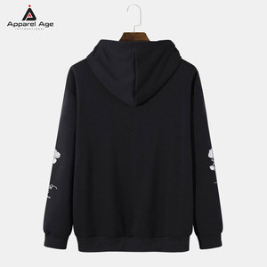 เสื้อฮู้ดดี้ลายกราฟิกผู้ชายคุณภาพพรีเมียมรุ่นใหม่ล่าสุดสำหรับฤดูหนาว สวมใส่สบาย ระบายอากาศได้ดี เหมาะสำหรับผู้ใหญ่ - Product Image 2