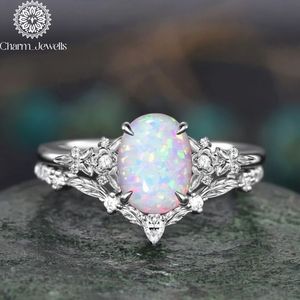Bague de fiançailles Charm_Jewells pour femme en argent et or rose, sertie de moissanite, motif floral, sertissage à griffes, style classique, accent diamant, IGI - Product Image 4