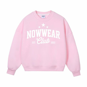 Unisex <b>Long</b> Sleeveless Stylish <b>Sweatshirt</b> 100% Cotton Soft & Warm Crystal Front Decoration ODM Supply Spring Fashion - Product Image 2