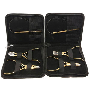 Kit d'outils complet pour extensions de cheveux pour femmes, outil de pose de micro-anneaux tout-en-un avec pinces professionnelles - Product Image 1