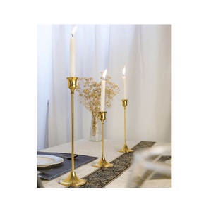 Nordic Minimalist Black Metal Candle Pedestals Elegant Sculptural Pillar Stands for Living Room Entryway and Sophisticated - Product Image 2