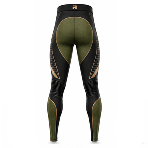 Legging de moto sportive avec tissu extensible et compressif, construction respirante, coupe confortable et adaptée. - Product Image 6