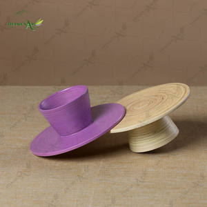 Saladier long, tendance, écologique, en bambou naturel, artisanal, design classique pour la maison, le restaurant et les fêtes - Product Image 3