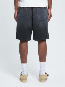 New Fashion Men Shorts Light gray <b>Elastic</b> Waist Shorts Minimalist Design with Side Pockets Streetwear Athletic Shorts - Product Image 2