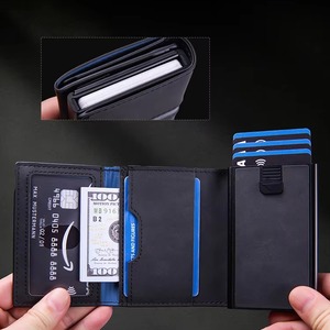 Cartera de Cuero para Hombre, Nueva Moda, Superventas, Fabricada en Fábrica, Ligera, Servicio OEM, Personalizada - Product Image 6