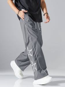 Pantalones de chándal holgados de forro polar para hombre, suaves y cálidos para invierno, de ajuste holgado, informales, para gimnasio, entrenamiento, correr, ropa de calle y descanso. - Product Image 4