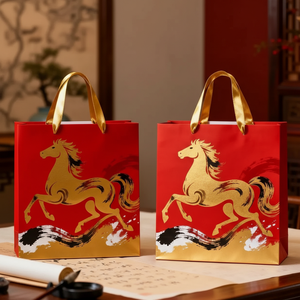 Sacs cadeaux en papier mat recyclables écologiques de luxe pour parfums, bijoux, cosmétiques et décoration - Product Image 5