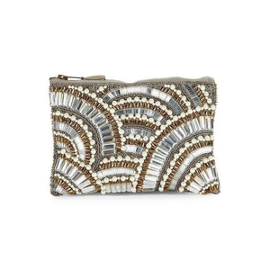 Indian Traditional Luxury Handbag Multicolor <b>Crystal</b> Glass <b>Beaded</b> Durable Artisan Craft Premium Baguette Fashion Accessories - Product Image 2