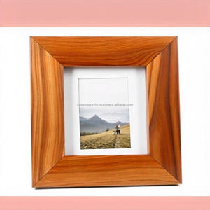 ไม้อะคาเซียธรรมชาติแบบพรีเมี่ยมกรอบรูปตั้งโต๊ะทันสมัยเป็นมิตรกับสิ่งแวดล้อมการออกแบบที่สร้างสรรค์ของตกแต่งบ้านของขวัญแต่งงาน - Product Image 1