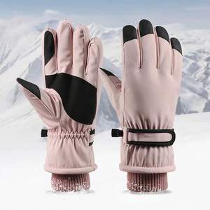 Gants de ski thermiques imperméables, compatibles écran tactile, coupe-vent, pour homme et femme, pour sports d'hiver, snowboard, ski, activités de plein air, mitaines chaudes - Product Image 2