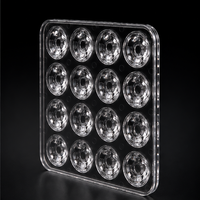 Lentille optique asphérique en PMMA OEM ODM pour éclairage de travail IP68 pour véhicules tout-terrain, bateaux, camions, remorques, SUV, VTT