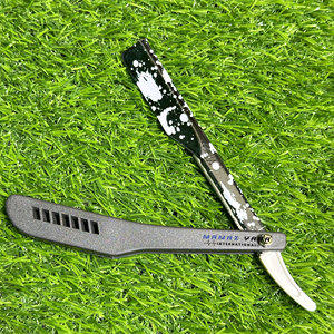 Classic Shaving <b>Slide</b> Razor <b>Plastic</b> Handle Premium Quality Black Stainless Steel Professional Barber Razor for Face Body Beard - Product Image 6