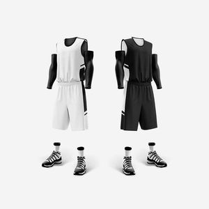 Uniforme de Baloncesto Sublimable Reversible Personalizado al por Mayor - Product Image 2