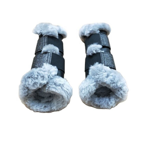 Genuine Comfortable Horse Riding Brushing Boots <b>Equestrian</b> Leg Protection for Racing Horses <b>Equestrian</b> Products Low MOQ - Product Image 1